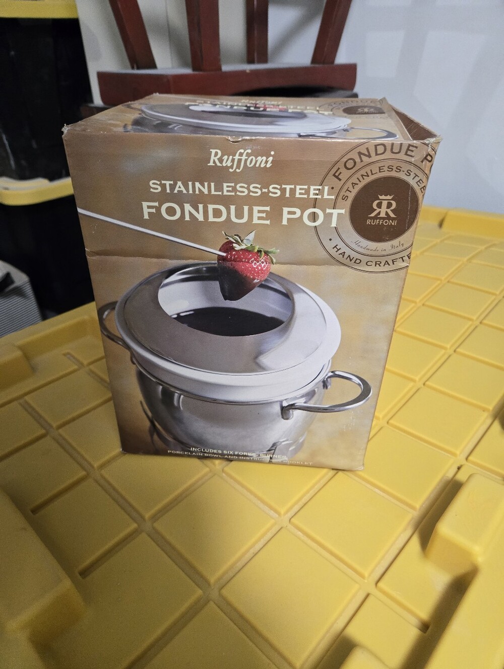 Ruffoni Stainless-Steel Fondue Pot - Silver